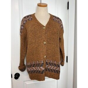 Cozy Brown Knit Sweater